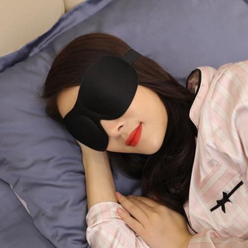 Van Der Lin 3D Eye Mask Sleep Soft Padded Blindfold Shade Sleeping Aid Night (Brown (1PC)) — view 3
