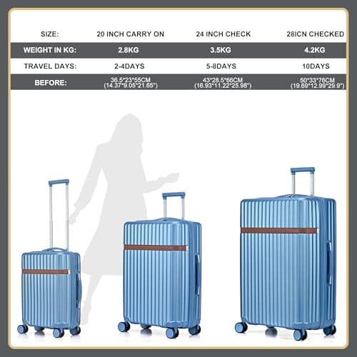 RMW Suitcase 24 Inch Medium Hard Shell Lightweight Check-in Luggage ABS+PC — view 5