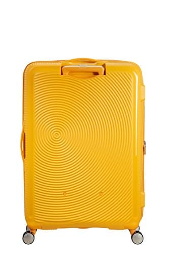 American Tourister Soundbox - Hard Shell Suitcase 77 cm Large - Trolley Suitcase with 4 wheels, TSA Lock, Expandable & Light - 97/110 L - Yellow (Golden Yellow) — view 4