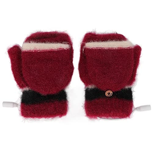 Brrnoo USB Heated Gloves, Palm and Back Heating, Flip Top — view 6