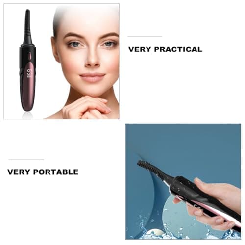 HONMEET Professional Electric Eyelash Curler for Women with USB Rechargeable 360mah Battery and Abs Material, Portable Heated Curling Tool for Travel and Business Trips — view 2