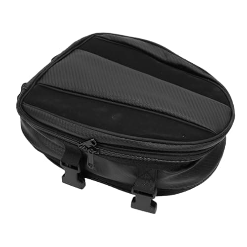 Oreilet Motorcycle Tail Bag, Expandable Motorbike Rear Seat Luggage Bag, Travel Rack Storage Top Box Helmet Handbag Rear Seat Trunk Gear for Street Bikes Off Road Bikes