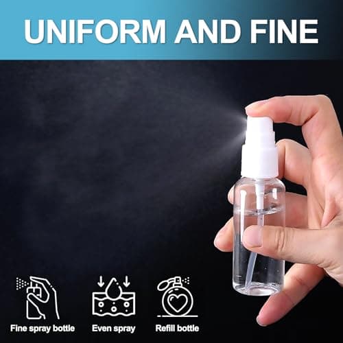 Redamancy 4 Pieces 20 ml Empty Spray Bottle Transparent Plastic Portable Refillable Liquid Travel Cosmetic — view 4