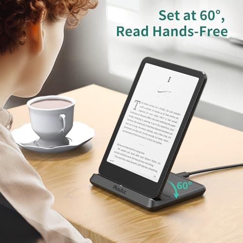 PlusAcc Wireless Charging Dock for Kindle Colorsoft & iPhone 14 Pro Max — view 6