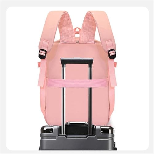 Treer Ryanair Cabin Bags 40x30x20 Underseat Travel Backpack Cabin Bag Carry on Waterproof Hand Luggage for Airplanes, Multiple Pockets Comfort Rucksack for Men, Women (Pink) — view 5
