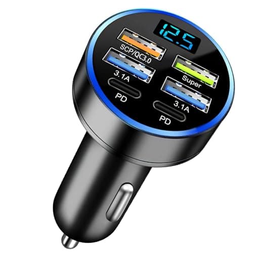 Cigarette Lighter USB Charger Type C Fast Charging for Car Lorry