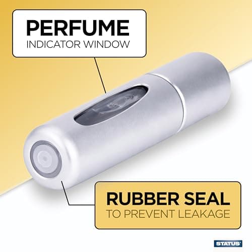 Status 5ml Refillable Perfume Atomiser Spray Bottles, 2 Pack — view 5
