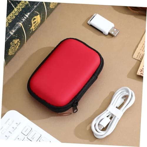 KONTONTY Data Cable Storage Zipper Bag Portable Eva Organizer for Travel — view 4