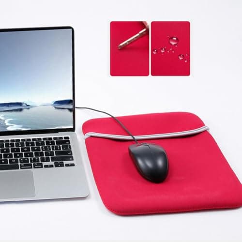 Neoprene Laptop Sleeve Bag Waterproof Soft, 19×13.5cm, Compatible with Game Switch Lite/iPad Mini 6/iPhone 15 Pro Max 6-8 Inch Small Devices, Orange — view 5