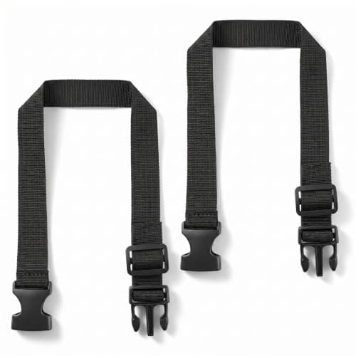 Macuezu 2 Pcs Fanny Pack Extender Strap, Waist Bag Extension Strap
