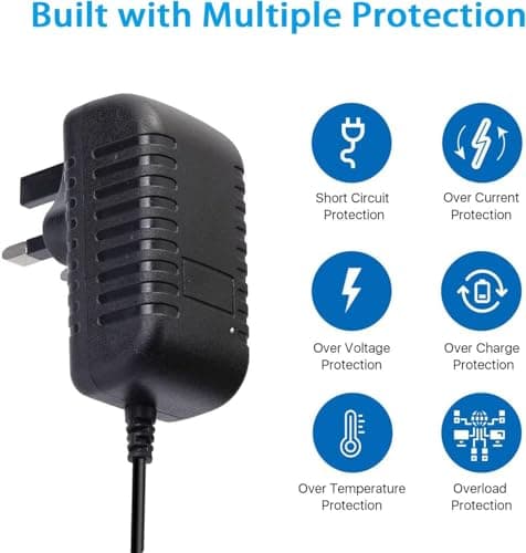 12V 1A Power Supply Adapter, AC Adapter 100-240V to 12v DC Power Adapter Driver Transformer Universal for LED Strip Lights, Router, CCTV Camera, Monitor, ADSL Cats Etc — view 4
