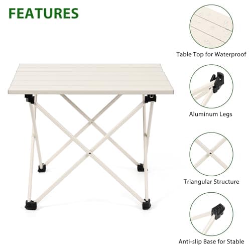 LIANTRAL Portable Camping Table, Light Outdoor Folding Table — view 5