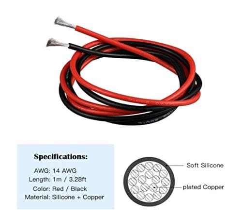 HobbyInn RC Lipo Battery Connectors Kit Deans T XT30 XT60 EC3 Male & Female Plug Adapter Connectors with Silicone Wire & Heat shrink Tube for DIY Accessories — view 6