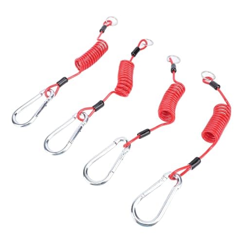 CCYLEZ 4FT Breakaway Trailer Cable, Heavy Duty Spring Wire — view 5
