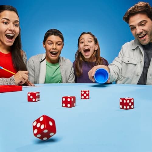 Yahtzee Dice Game | With Collapsible Cup & Storage Case | Fun Family Games for Children, Teens, Adults | 30 Mins | 2 or More Players | Ages 8+ - English Version — view 5