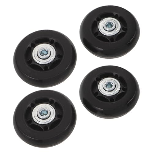 Suitcase Replacement Wheels PU Silent Swivel Repair Kit for Luggage