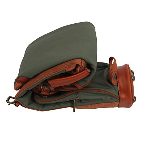TOURBON Waterproof Canvas Course Training Practice Golf Club Carry Bag Travel Case With Soft Padded Shoulder Strap (Golf Bag TB904CA-Green) — view 5