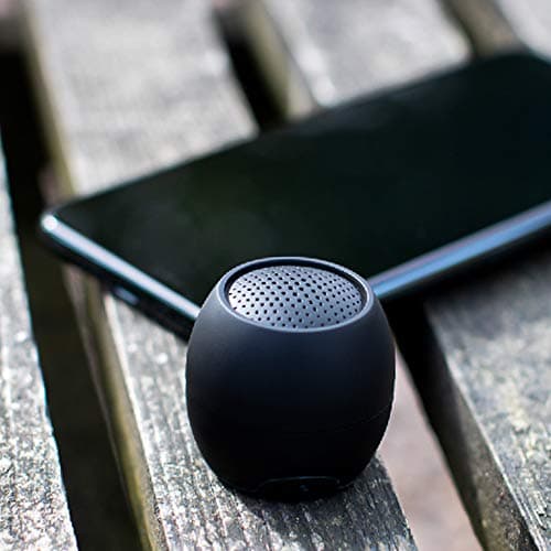 Boompods Zero Mini Bluetooth Speaker - Small Portable Speakers, Black — view 5