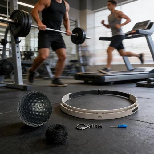 Boxing Reflex Ball Headband Set Reaction Fitness — view 6
