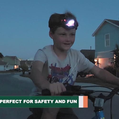 Gofimyee Dinosaur Headlamp for Kids, Led Head Torch with Roar & Silent Mode — view 3