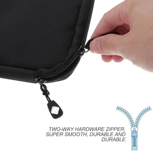 OUNONA Cable Organizer Bag Waterproof Black 600d Oxford Cloth Compact — view 4