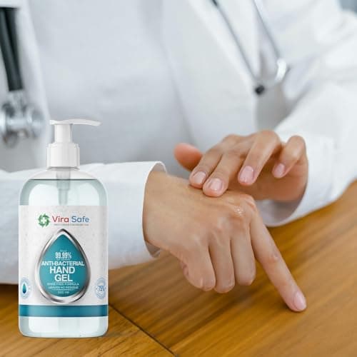 4 x 500ml Hand Sanitiser 70% Alcohol Gel Anti Bacteria Viral Eliminating Formula Gel Alcohol Anti Bacterial Formula Pack Of 4 — view 2