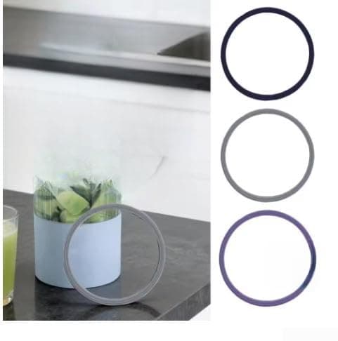 Grey Silicone Sealing Ring for Travel Tumbler Spill-Proof(Blue) — view 4