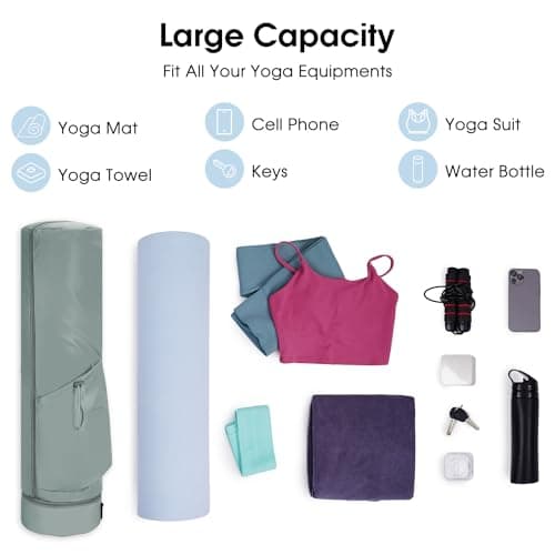 sportsnew Yoga Mat Bag Full Zip Pilates Bag with Adjustable Carring Strap — view 5