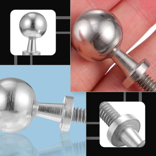 Hemobllo Steel Camera Tripod Screw Adapter for Projector Tripods, Silver — view 4