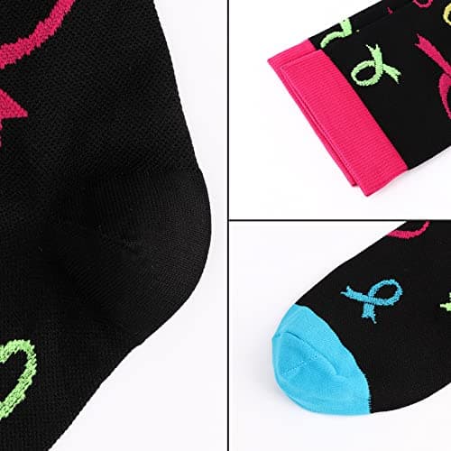 DRESHOW Compression Socks For Men & Women Best Support for Athletic Running Flight Travel Cycling — view 5