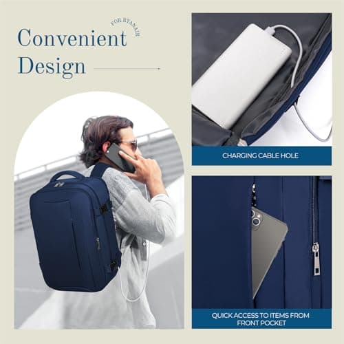 Lossga Ryanair Cabin Bags 40x30x20,Cabin Bag Travel Backpack 40x30x20 — view 6