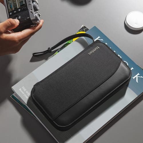 tomtoc Passport Holder Family with RFID Blocking, Passport Wallet Women Men — view 4