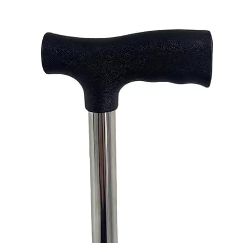 Orthologics™ 4 Feet Walking Stick Small Based Quad Cane/Tetrapod with Non slip Rubber Ferrules. Fully Adjustable -10 Height Settings Extra Stability for Elderly M9 — view 3