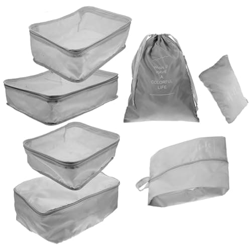 Travel Packing Bags 7 Piece Oxford Cloth Organiser Set