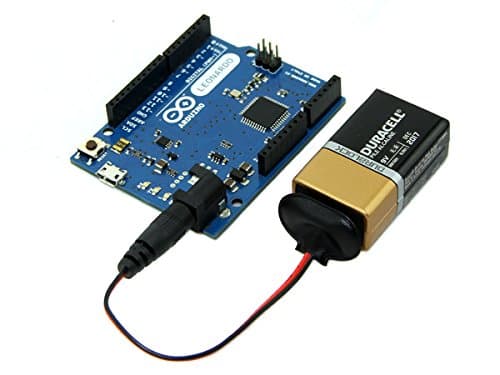 5pack 9v Battery Clip with 2.1mm X 5.5mm Male DC Plug for Arduino by Corpco — view 2
