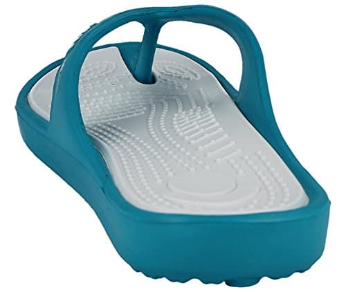 New Ladies Eva Toe Post Flip Flop Womens Pool Beach Slipper Water Proof Shoes (UK 3, Turquoise) — view 3