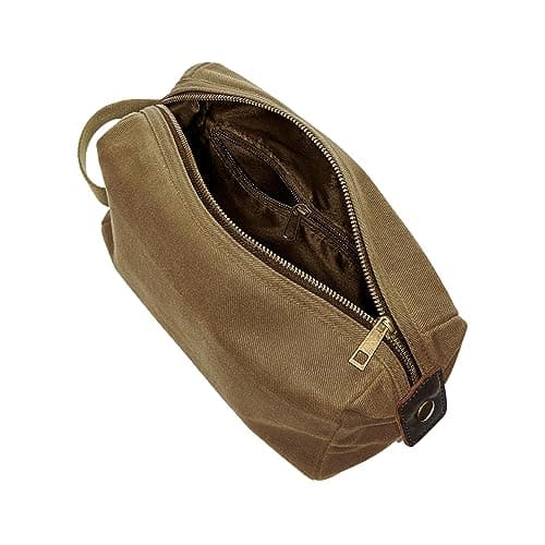 Quadra QD651 Heritage Waxed Canvas Wash Bag — view 2
