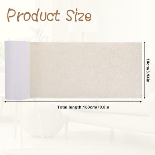 Aphumedc Canvas Repair Tape, 4 x 79 inch Inch Canvas Repair Patches (Beige) — view 2