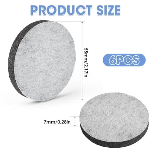 6-Packs Water Bottle Discs Compatible with Brita Fill & Go Water Filter Bottles Carafes Reduce PFAS Chlorine Microparticles and Other Taste Altering Substances — view 4