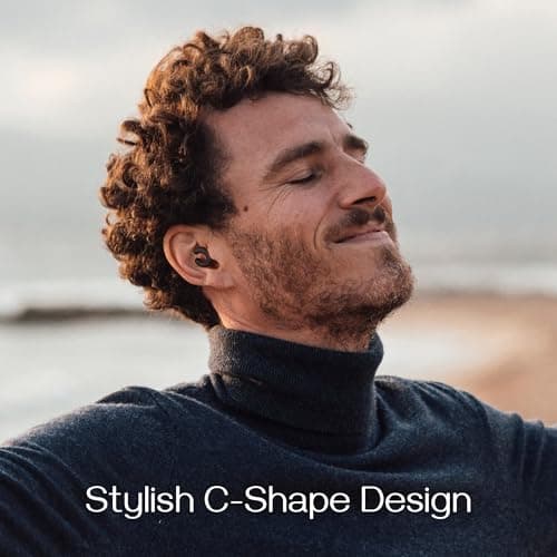 Ear Plugs for Sleep – Ergonomic C-Shaped Reusable Earplugs with 4 Tip Sizes for Side Sleepers, Travel, Work and Focus — view 4