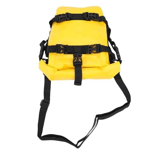 Sonew Motorcycle Saddle Bag with -Slip Design & Large Capacity Storage for and Street Bikes Orange (Yellow) — view 4