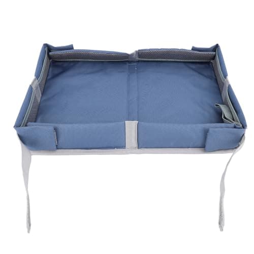 UPALDHOU Travel Tray Cover, Foldable Stone Blue