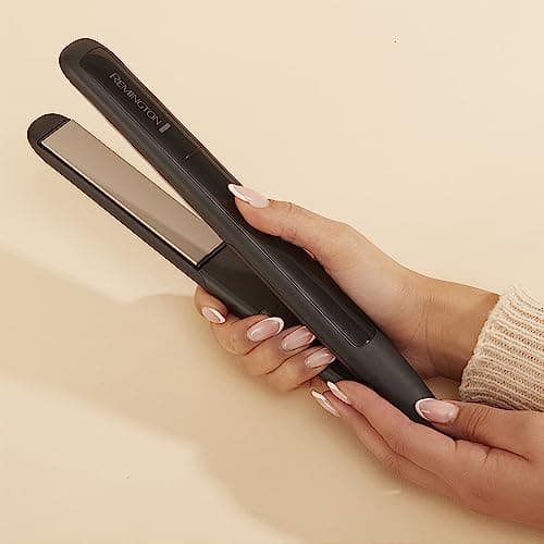 Remington Slim Hair Straightener with Ceramic coating - 110mm floating plates, 215°C, Fast 30 second heat up, Worldwide voltage for travel, Auto shut off, S1370 — view 4