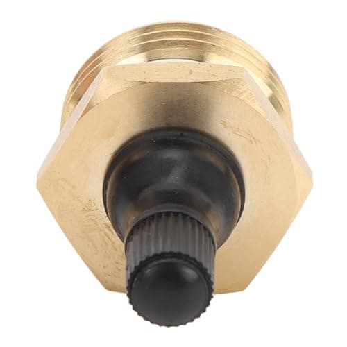 Aramox Blow Out Plug Brass RV Winterizing Adapter Fitting for Water Hose, Clears RV Pipes for Motorhome Travel Trailer, Simple Winter Prep and Line Blowout Use — view 3