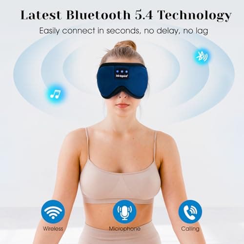 ink-topoint 3D Bluetooth Sleep Mask Headphones for Side Sleepers — view 6
