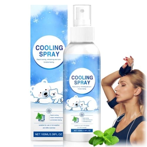 Instant Cooling Mist Spray for Face and Body, Hydrating & Refreshing