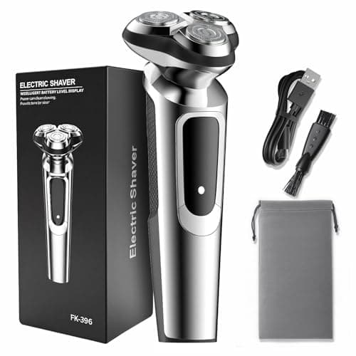 Electric Razor for Men, Upgraded Electric Shavers for Men, USB-C Rechargeable, Wet & Dry Shaver with Pop-up Trimmer and Travel Case (Gunmetal)