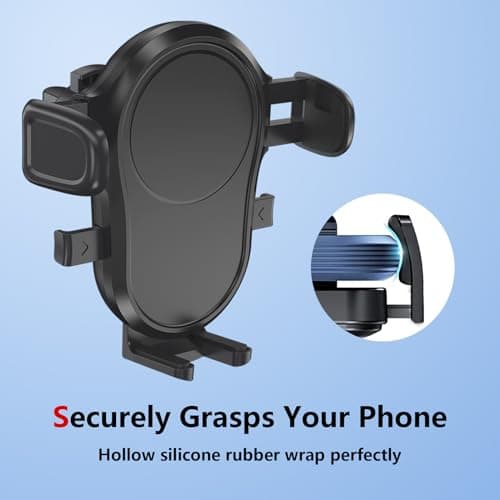 JOEAIS Car Phone Holder, 360°Rotatable Universal Mobile Phone Holder Set of 3 (Holder+Suction cup+Clip), Dashboard/Windscreen/Air Vent Car Phone Mount Fit All 4.7-6.7 inch SmartPhones — view 6