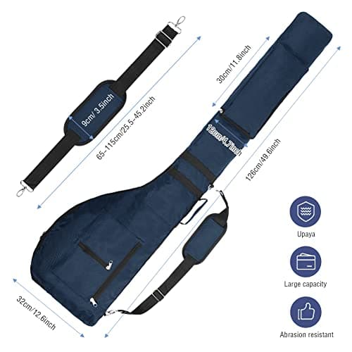 Number-one Golf Club Bag, Portable Foldable Golf Club Travel Bag for 8-10 Golf Clubs, Waterproof Mini Carry Golf Bags for Women, Men (Blue) — view 2