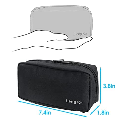 Insulin Cooling Travel Case - Portable Diabetic Supplies Organizer Cooler Bag with 2 Ice Pack by YOUSHARES (Black) — view 3